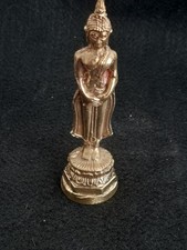 Brass buddha standing - brass, buddha,