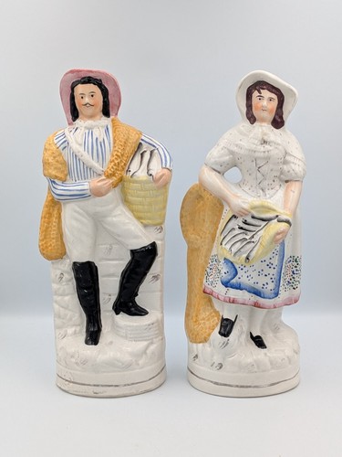 Victorian staffordshire figure - victorian,