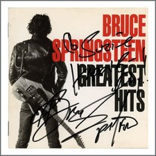 Bruce Springsteen Autographed 1996 Greatest Hits CD Booklet (UK)