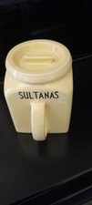 Bristol - Kitchen Ware SULTANAS Storage Jar With Lid .