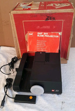 Gaf 201 Automatic Slide Projector + Instructions - Boxed 
