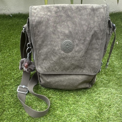 Kipling grey nylon crossbody - grey,