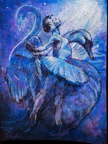 Original mixed media painting - original,
