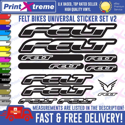 Felt universal vinyl decals - vinyl,