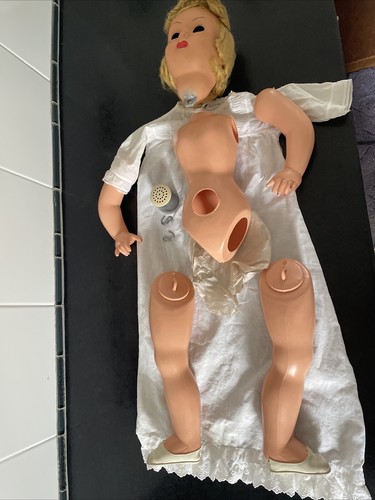 Broken vintage doll - broken, for