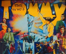 Data East TOMMY Pinball Cabinet Light Mod BLUE