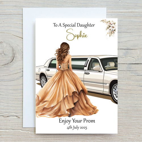 Personalised prom card school - prom,