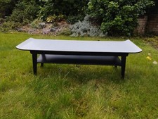 RETRO 1960's VINTAGE COFFEE TABLE WITH UNDER SHELF,FORMICA TOP