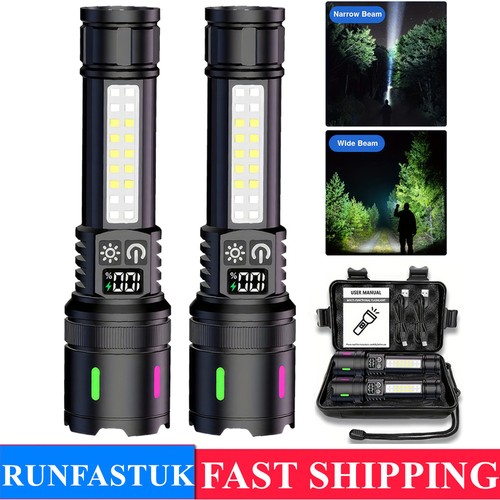 Usb rechargeable flashlight - 2x,