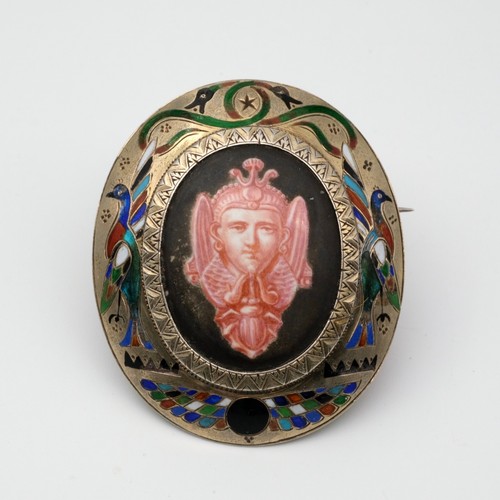 Egyptomania brooch mid - egyptomania,