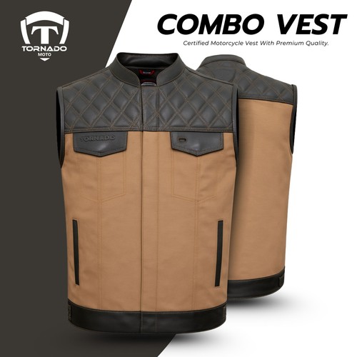 Leather waistcoat men - waistcoat, men's