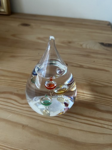 Teardrop galileo thermometer - teardrop,