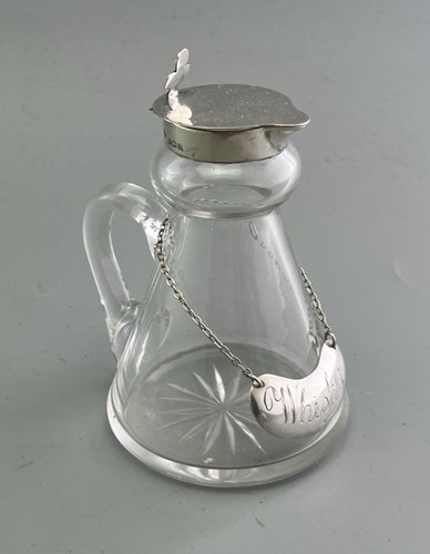 Edwardian silver whiskey - silver,
