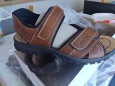 reiker sandals brown hook and