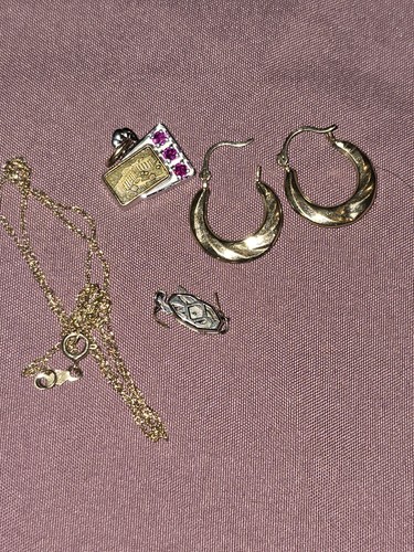 10k gold mixed jewelry - 10k, lot