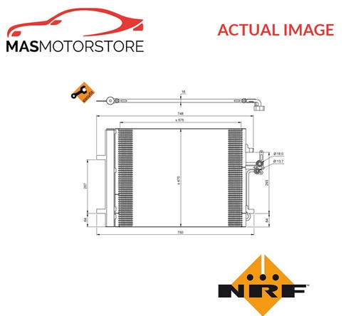 Air con condenser nrf - con,