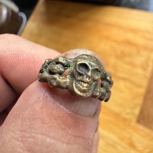 German momento mori bronze - german,