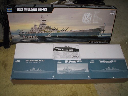 200 trumpeter uss missouri - trumpeter,
