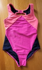 Girls Swimsuit Matalan Pink/navy 6/7 Years