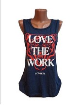 Pursue your victory today women's  t-shirt size L blue multi color tiger