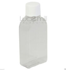 50ml Clear Rectangular Plastic