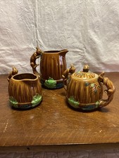 VTG  Majolica Style Squirrel &