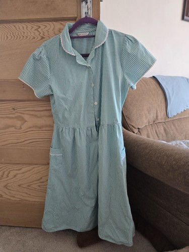 Green gingham to 14 - green,