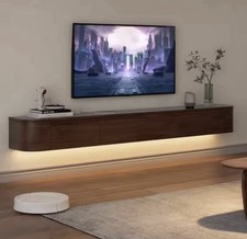 Media Unit 2.2m Walnut