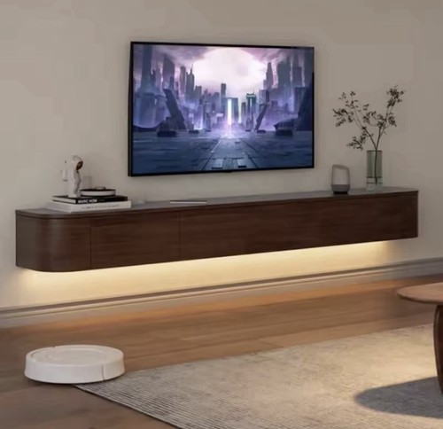 Media unit walnut - unit, 2.2m