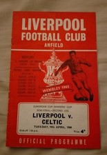 Liverpool v Celtic 1966 Cup