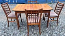 Vintage Extending Dining Table & 4 Chairs Peter Hayward Vanson FREE DELIVERY🚚🚚