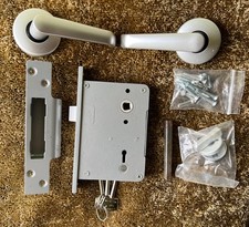 Union Fort Wellington Lockset 5 lever Sashlock 3 Keys LH (J4G5B-LH) With Handles