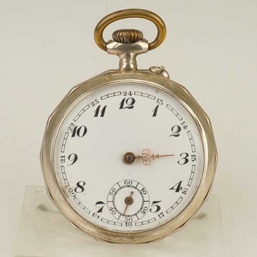 Working silver pocket - working!, watch
