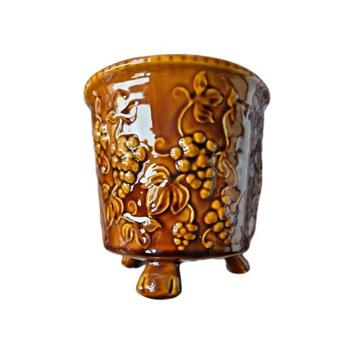 Vintage arthur wood plant pot - wood,