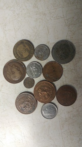 Lot old mixed t c - of,