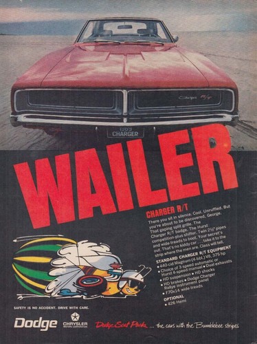 Wailer dodge charger t - wailer, r/t
