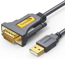 UGREEN USB to RS232 DB9 Serial Adapter Cable - Plug and Play for Windows 11/10/8