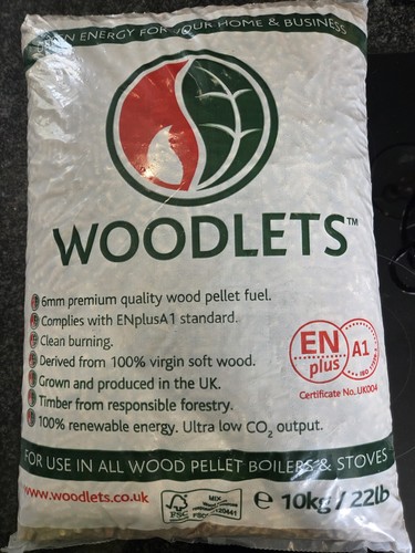 10kg premium woodlet pellets - woodlet,