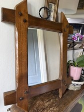 Vintage brutalist oak wall - vintage,