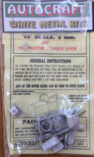 OO gauge Autocraft white metal