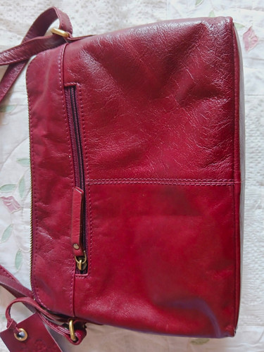 Rowallan burgundy leather - burgundy,