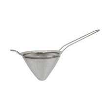 1x Stainless Steel Conical Strainer 10cm Fine Mesh Bar Kitchen Cocktail Sieve