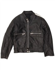 VINTAGE Mens Leather Racer