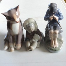 3 Figurine Lladro 1195 Eskimo