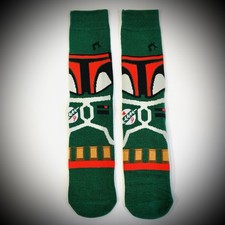 BOBA FETT SOCKS dark green red