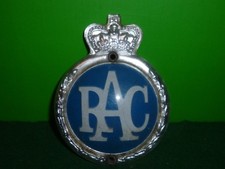 VINTAGE RAC PLASTIC CAR BADGE