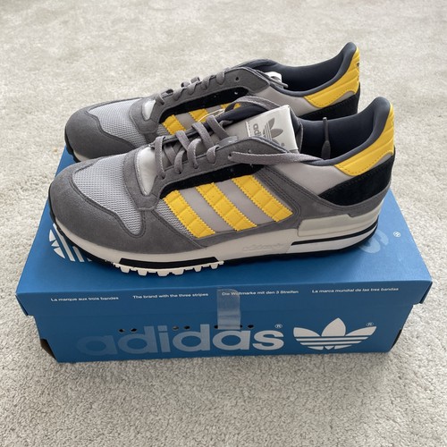 Mens grey yellow adidas - yellow, 600