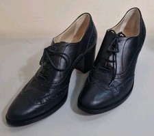 Hobbs Black Lace Up Mid Block