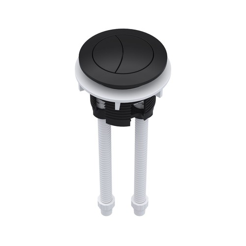 Nuie matt black push button - black,