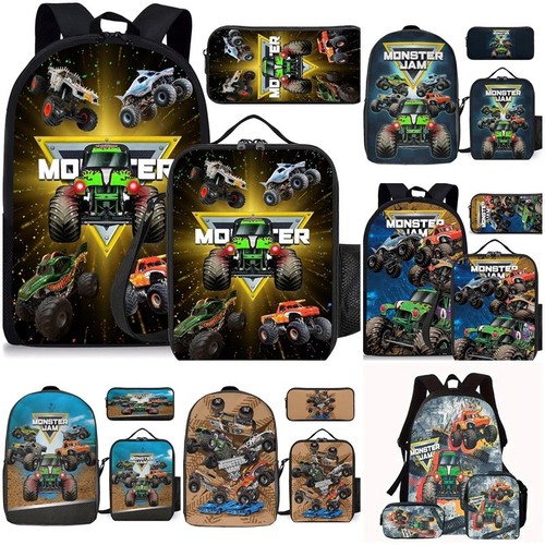 Boys monster jam trucks school - monster,